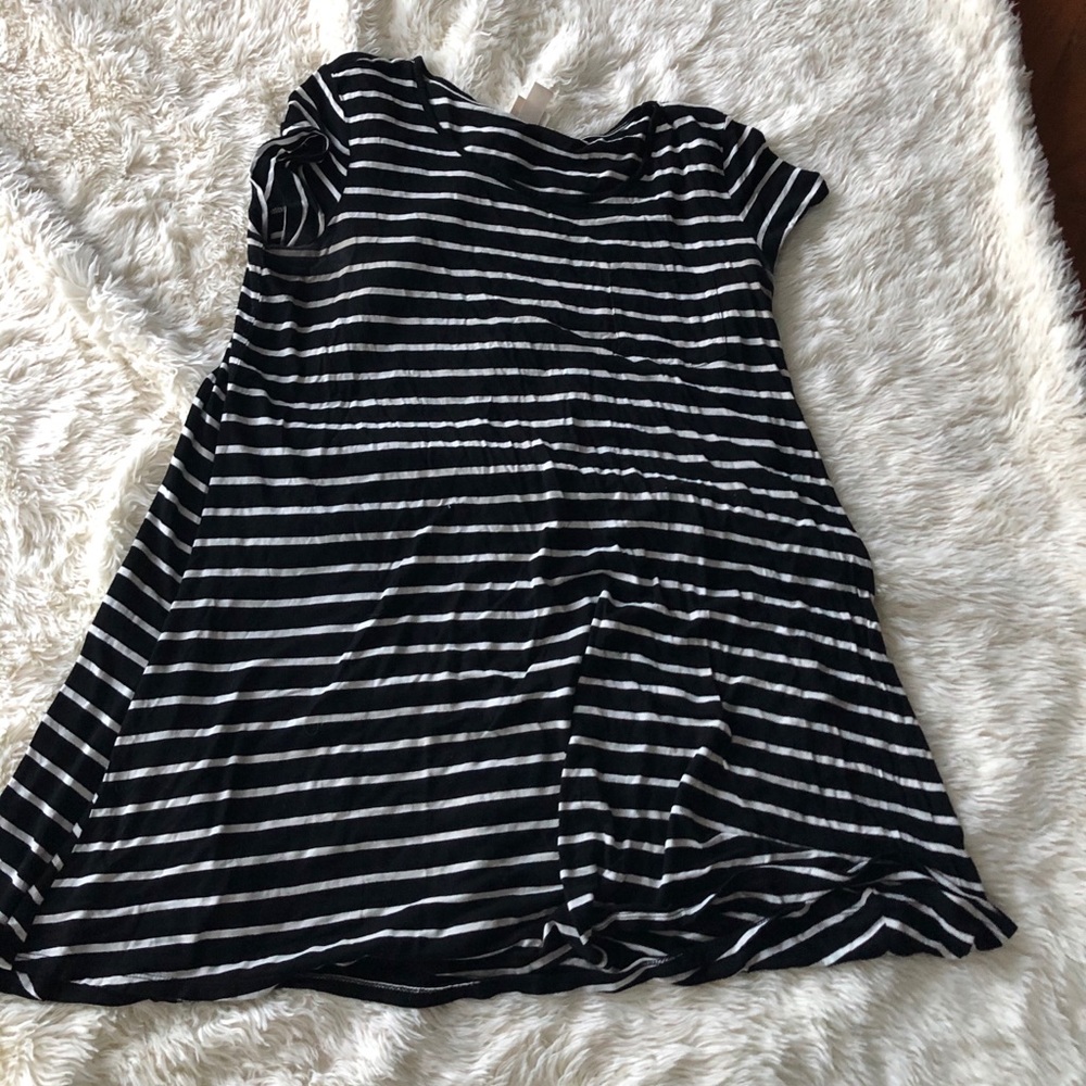 Striped t-shirt dress